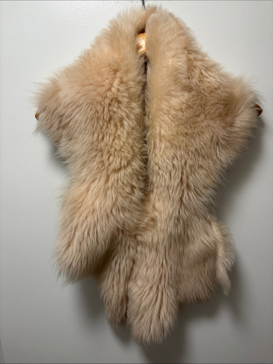 Jackets & Blazers - Luxurious Asymmetrical Pink Lamb Fur- Women's Coat Accessory
